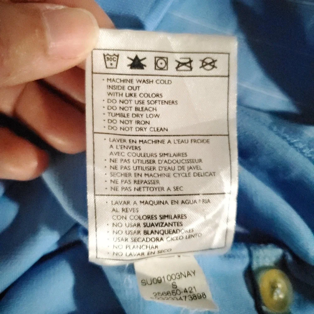 Nike US Open Golf‎ Polo Shirt Mens Small Blue Bethpage Black 2009 Event Logo